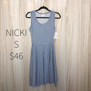 LuLaRoe Nicki Dress Large